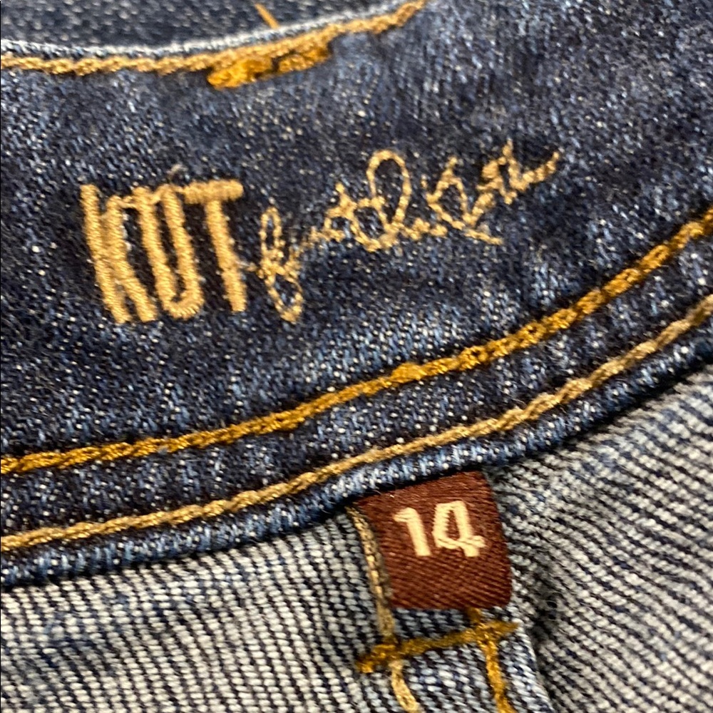 Kut from the Kloth Blue Cropped Ankle Jeans - Picture 6 of 6